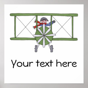 Airplane Pilot Poster