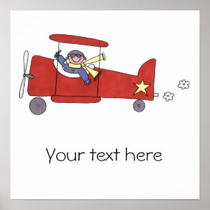 Airplane Pilot Poster