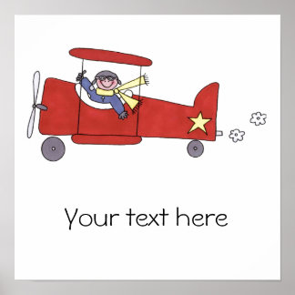 Airplane Pilot Poster