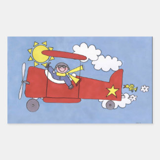 airplane pilot sticker