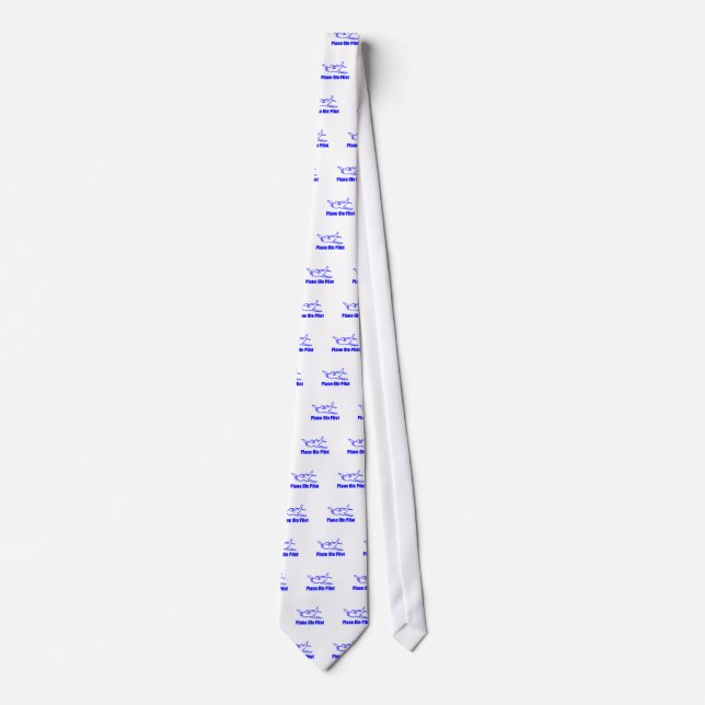 Airplane Pilot Tie (Front)