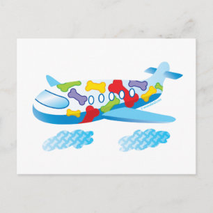 "Airplane" Postcard