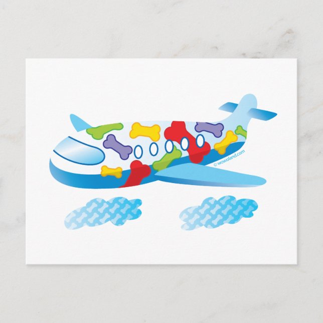 "Airplane" Postcard (Front)