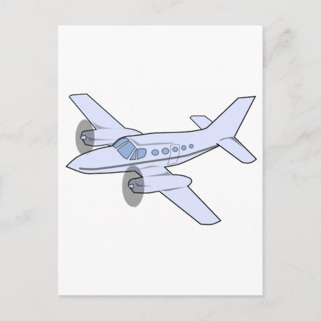 Airplane Postcard (Front)
