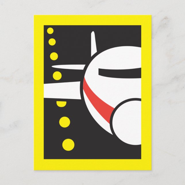 Airplane Postcard (Front)