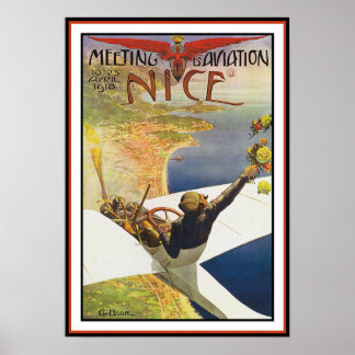Airplane Poster/Print: Meeting d'Aviation Poster