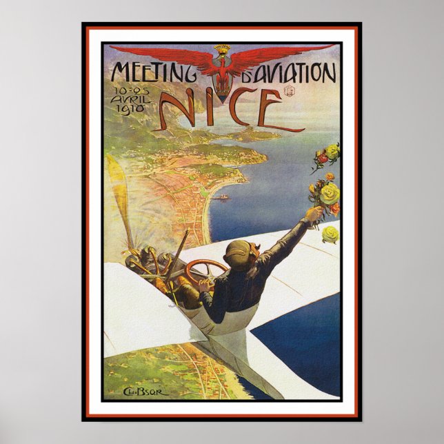 Airplane Poster/Print: Meeting d'Aviation Poster (Front)