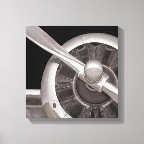 Airplane Propeller Closeup Canvas Print