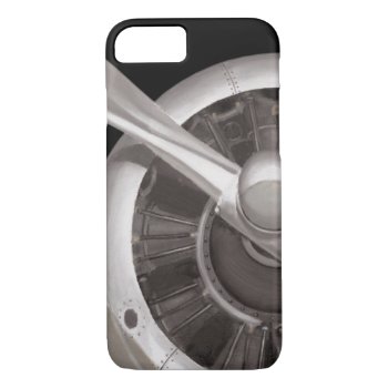Airplane Propeller Closeup Iphone 8/7 Case by wildapple at Zazzle