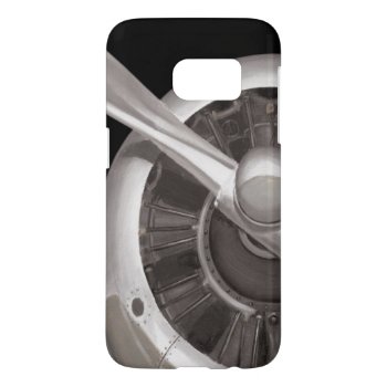 Airplane Propeller Closeup Samsung Galaxy S7 Case by wildapple at Zazzle