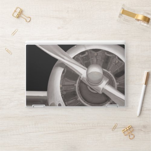 Airplane Propeller Closeup HP Laptop Skin