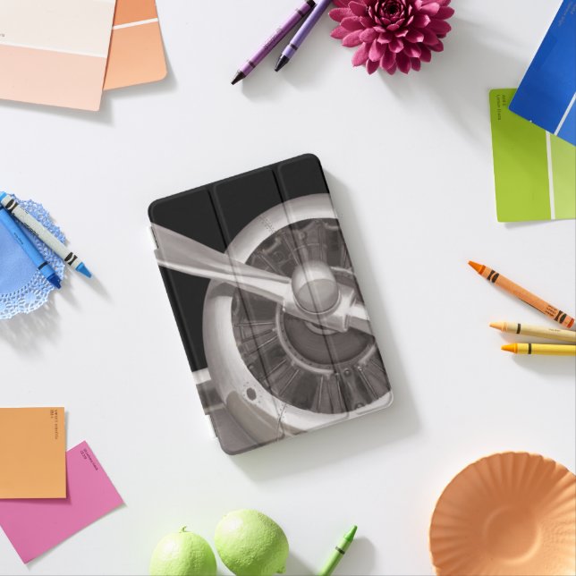 Airplane Propeller Closeup iPad Mini Cover (In Situ)