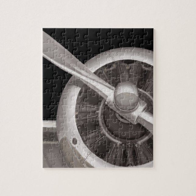 Airplane Propeller Closeup Jigsaw Puzzle (Vertical)