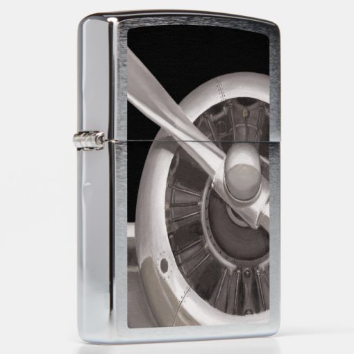Airplane Propeller Closeup Zippo Lighter Zazzle