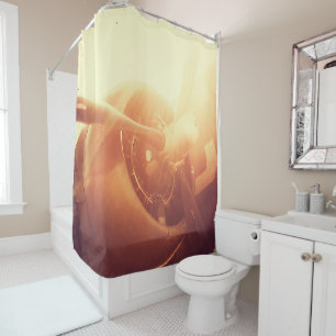 Airplane Propeller Shower Curtain