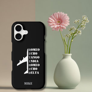 Airplane Retired Nato Phonetic Alphabet Aviation iPhone 17 Case