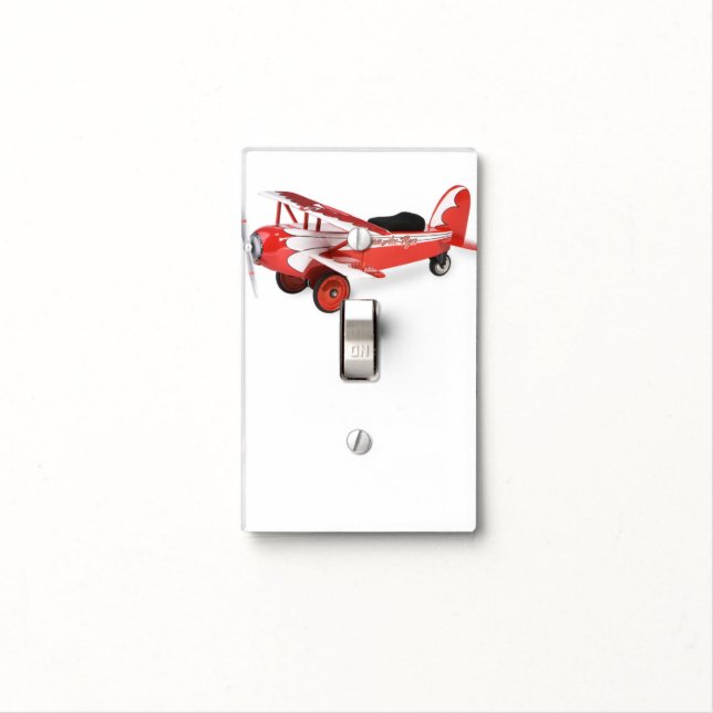 Airplane Rider Light Switch Cover (In Situ)