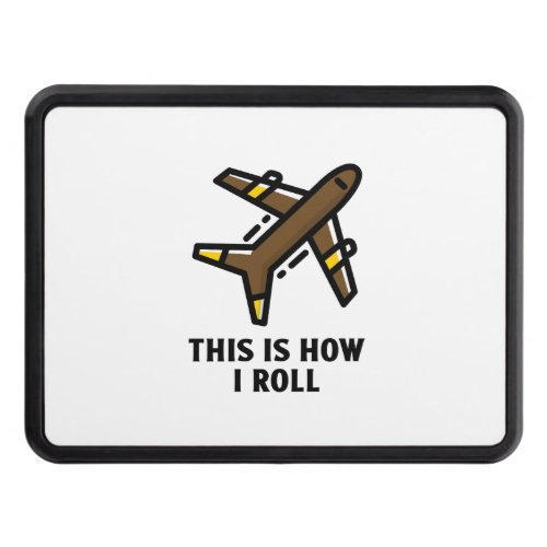 Airplane roll pilot aviation hitch cover