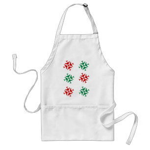 Airplane Snowflake Adult Apron