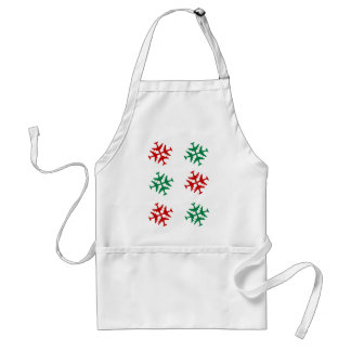 Airplane Snowflake Adult Apron