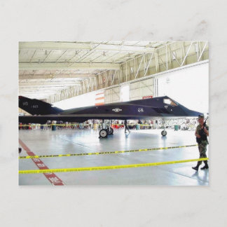 Airplane Stealth Fighter Postcard