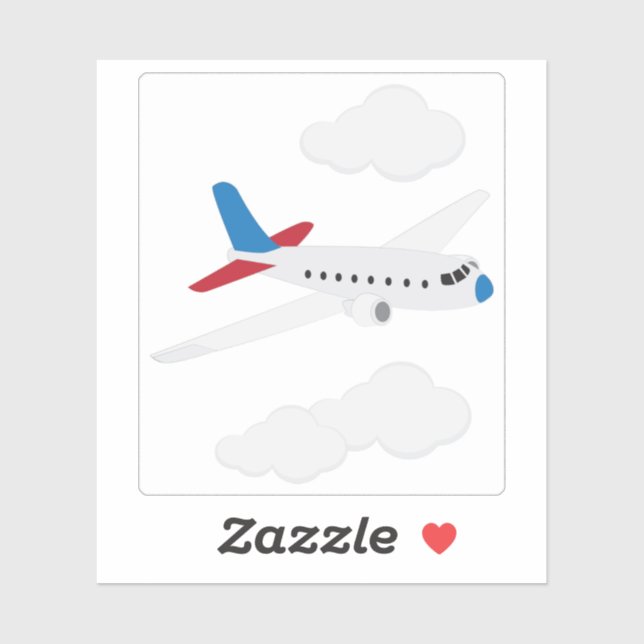 Airplane Sticker (Sheet)
