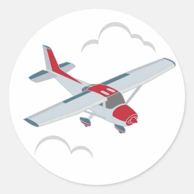 Airplane Sticker seal (Front)