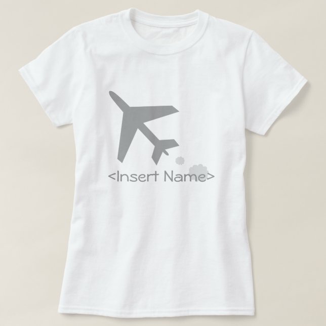 Airplane T-Shirt (Design Front)
