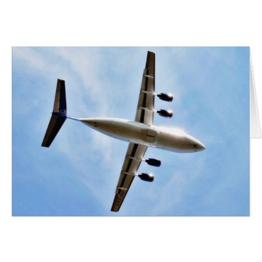 Airplane Take Off Cards (Front Horizontal)