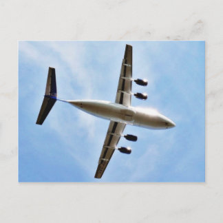Airplane Take Off Postcard