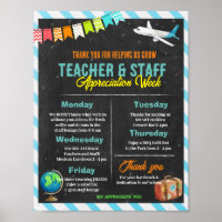 Airplane Teacher Staff Appreciation template