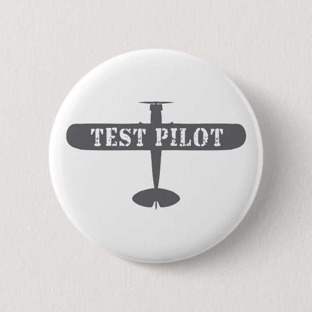 Airplane & Test Pilot Button (Front)