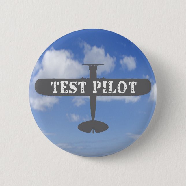 Airplane & Test Pilot Button (Front)