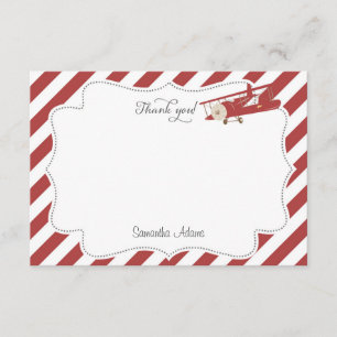 Airplane Thank You Card
