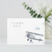 Airplane Thank You Card (Standing Front)