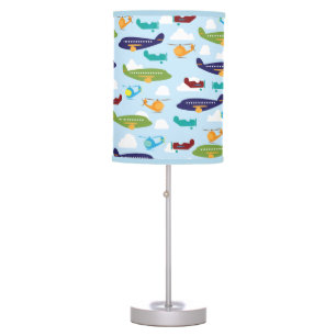 Airplane Theme Boy's Room Decor Table Lamp