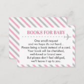 Airplane Travel Books for Baby Book Request Card (Front/Back)