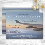 Airplane Travel Themed Retirement Party Invitation at Zazzle