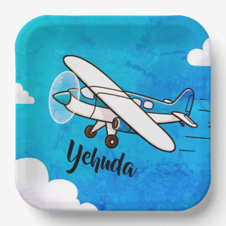 Airplane upsherin plates