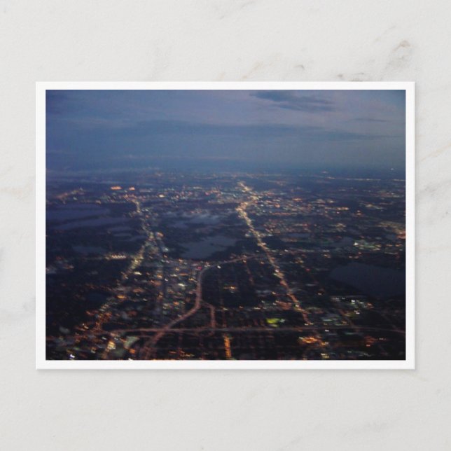 Airplane View Postcard (Front)