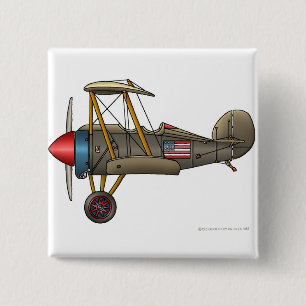 Airplane Vintage Biplane Pins