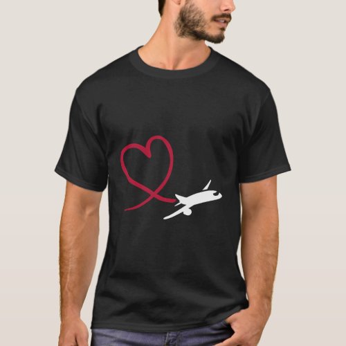 Airplane With He T_Shirt