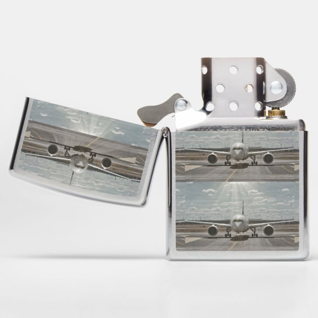Airplane  zippo lighter (Opened)