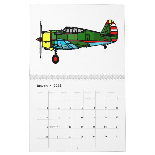 airplanes, 2011 calendar (Jan 2026)