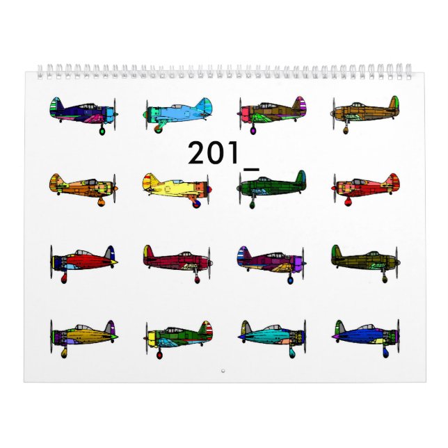 airplanes, 201_ calendar (Cover)