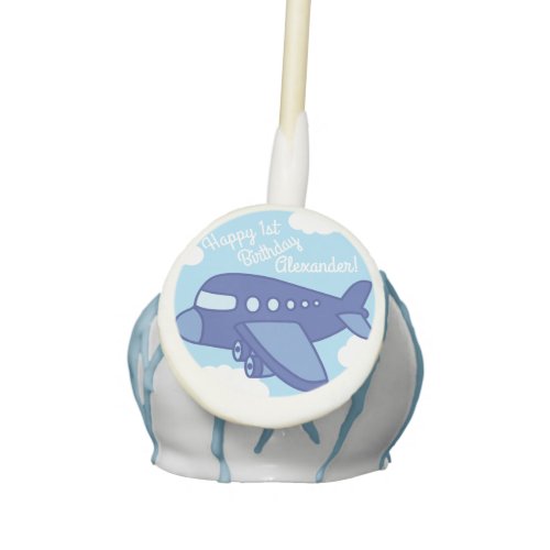 Airplanes and Jets Cute Kids Birthday Party Cake Pops