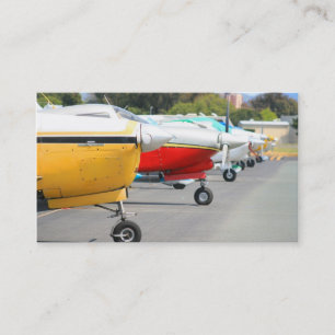 Airplanes business cards