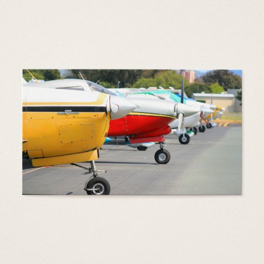 Airplanes business cards