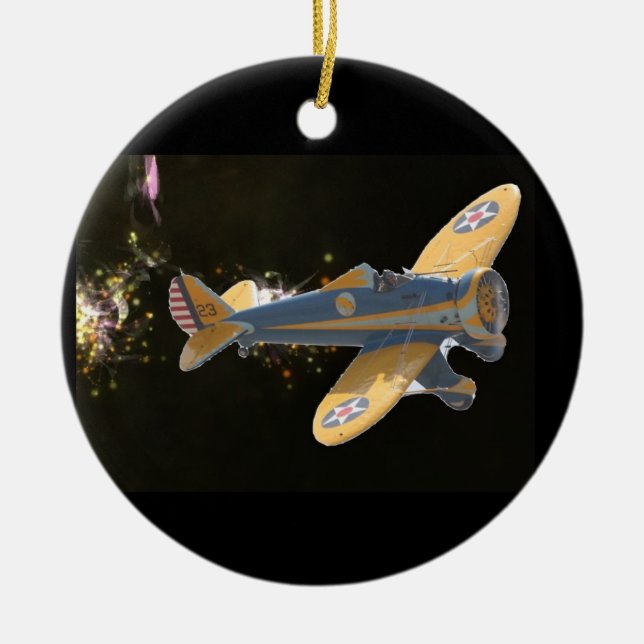 airplanes christmas ornament (Front)
