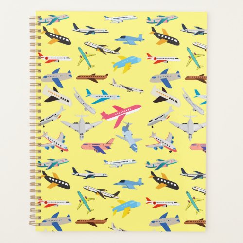 Airplanes in Yellow Planner